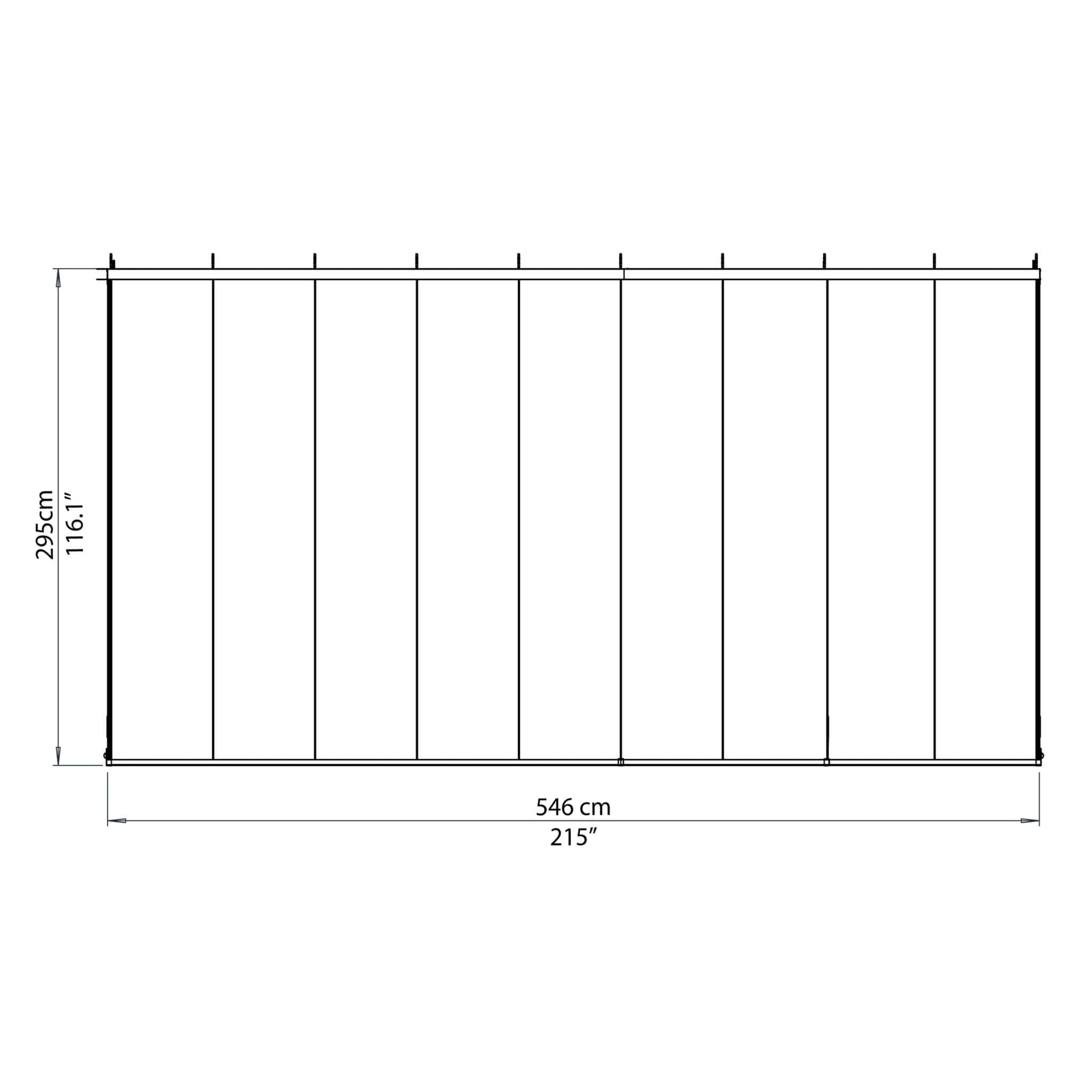 Palram - Canopia | SanRemo White Patio Enclosure