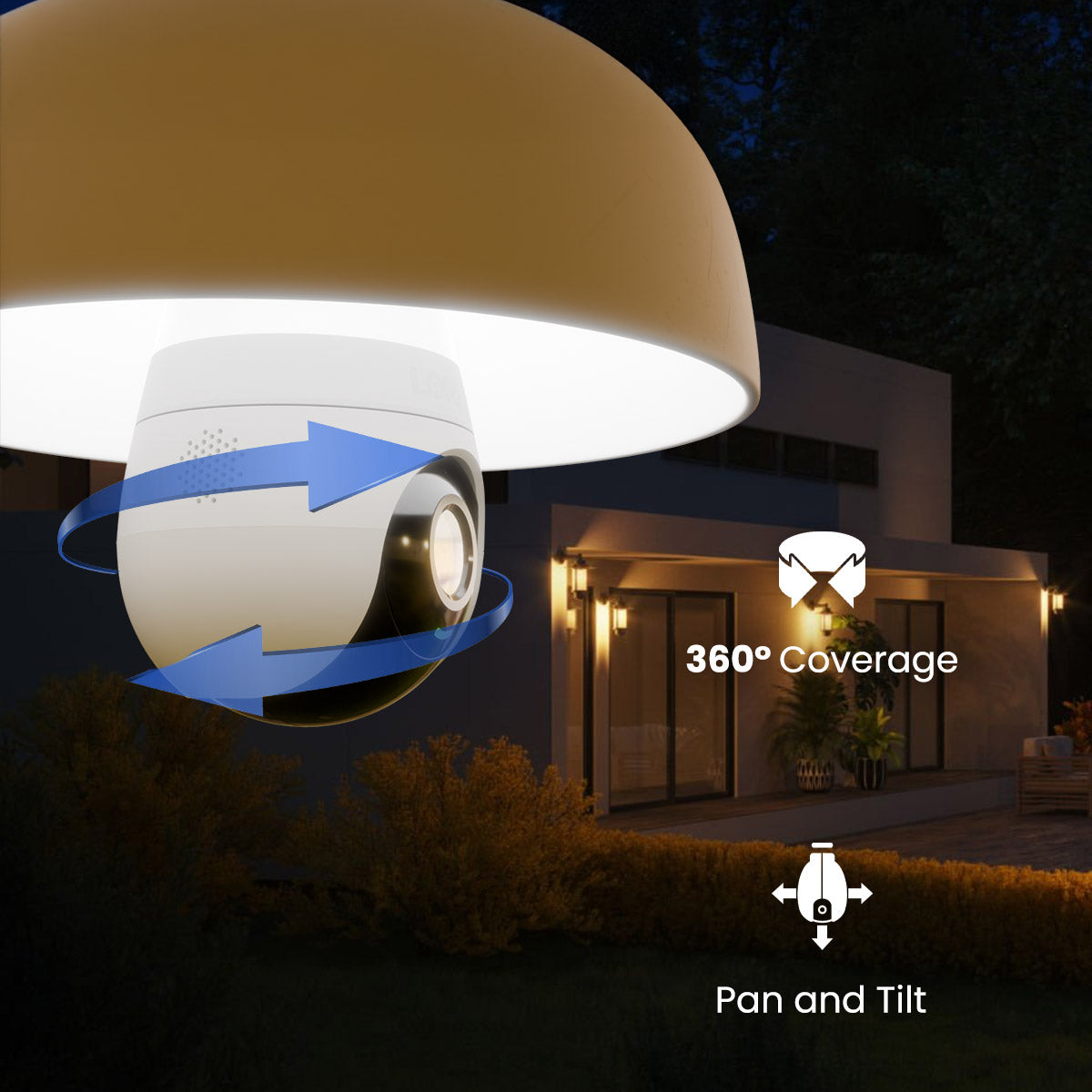 Lorex 2K Wireless Lightbulb Camera – Socket-Powered Wi-Fi (Cloud-Enabled)