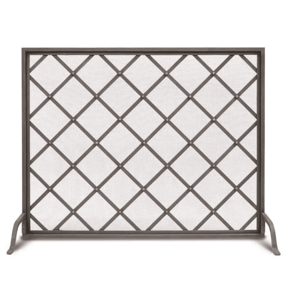 Pilgrim Iron Weave Fireplace Screen