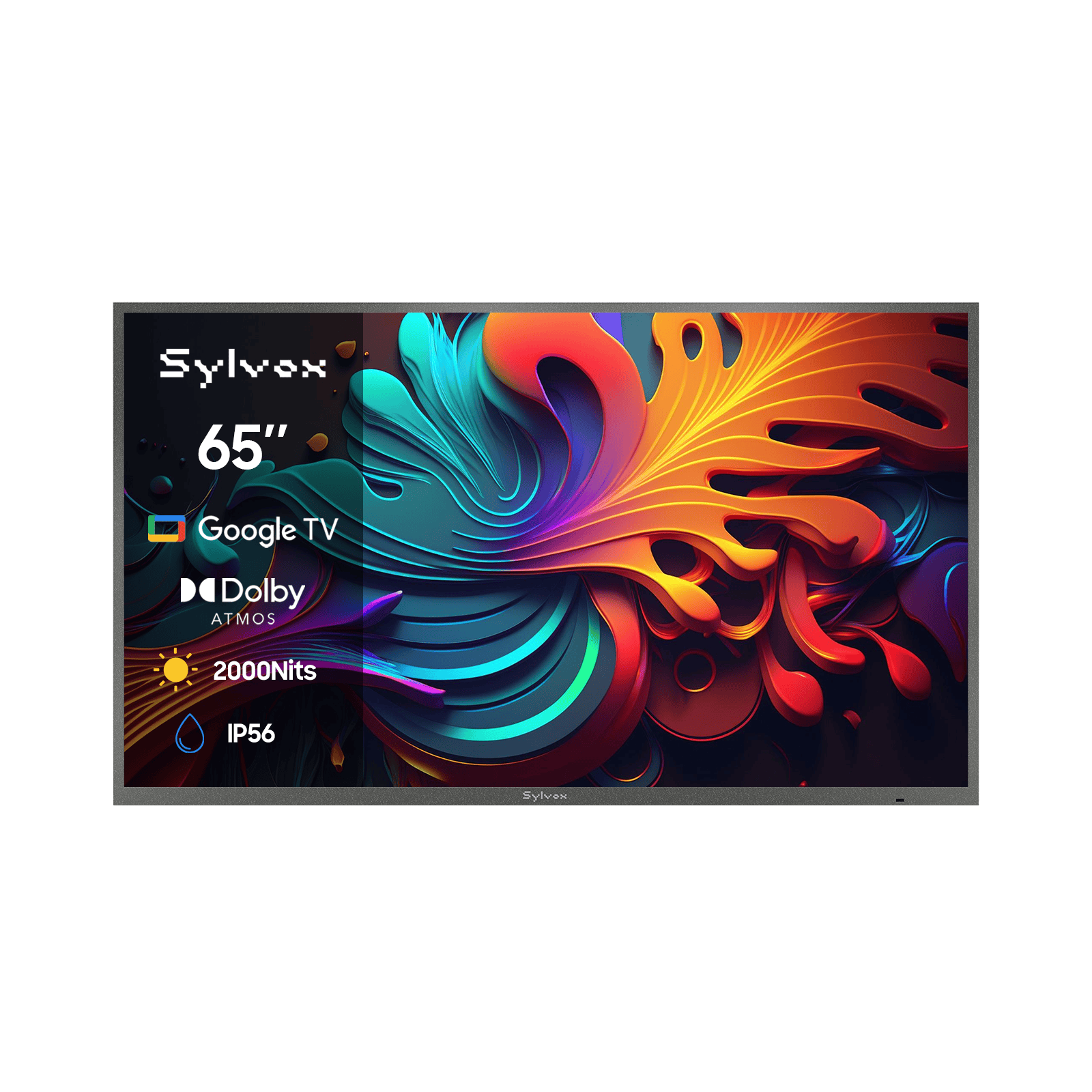 SYLVOX Pool Pro QLED 3.0 full sun outdoor TV 65 inch