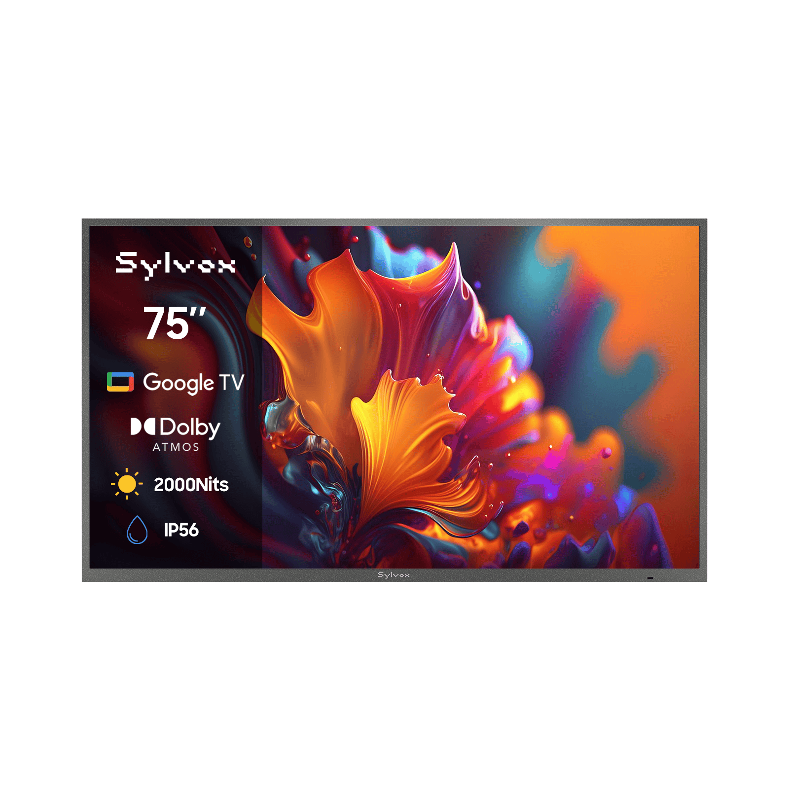SYLVOX Pool Pro QLED 3.0 full sun outdoor TV 75 inch
