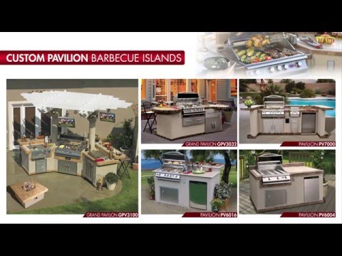 Cal Flame Kauai Q Patio Series BBQ Island with 3 Burner Grill | Model: BBK-402 | AQVINA World