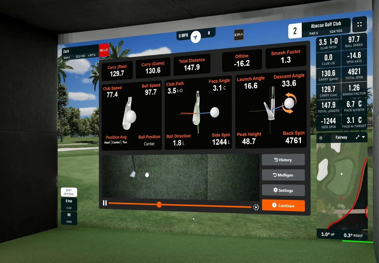 SimBooth - Booth 1 Golf Simulator Enclosure | AQVINA SimBooth