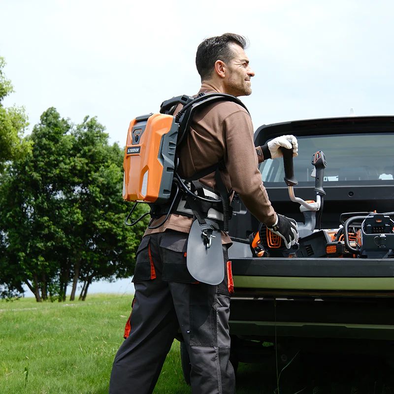 Sunseeker – 60V Backpack Battery with Harness | BP7625 (25 Ah) / BP7615 (15 Ah) - Aqvina LLC