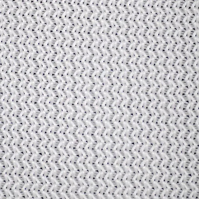 Close-up of a textured white fabric pattern